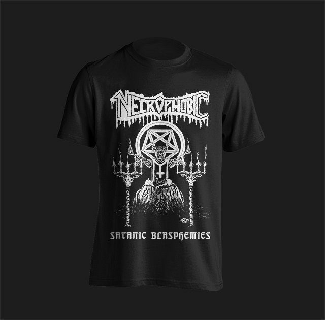 NECROPHOBIC ”SATANIC BLASPHEMIES” T-SHIRT