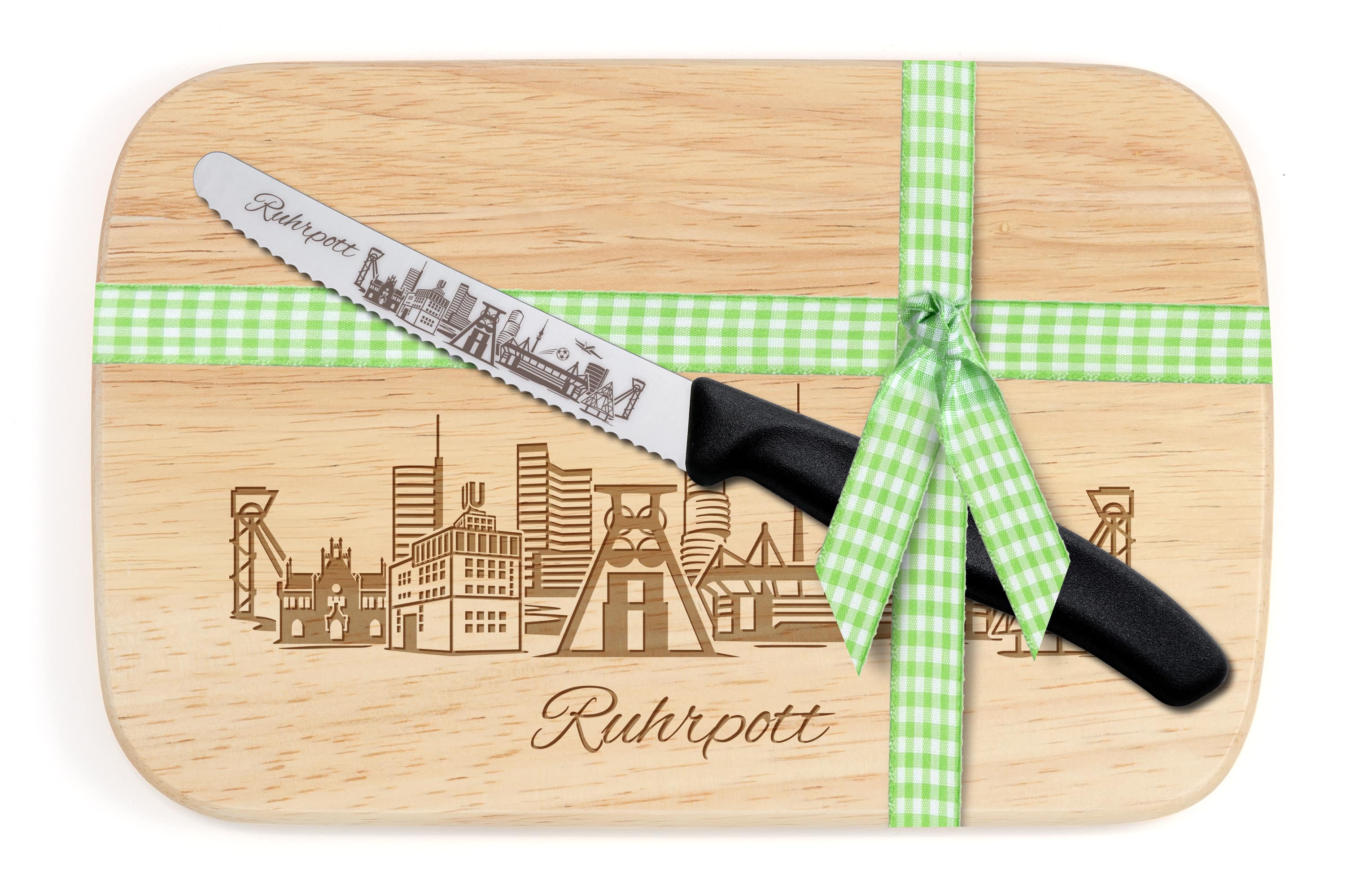 Ruhrpott-Brotzeit kleines 2tlg.-Set inkl. Brotzeitmesser