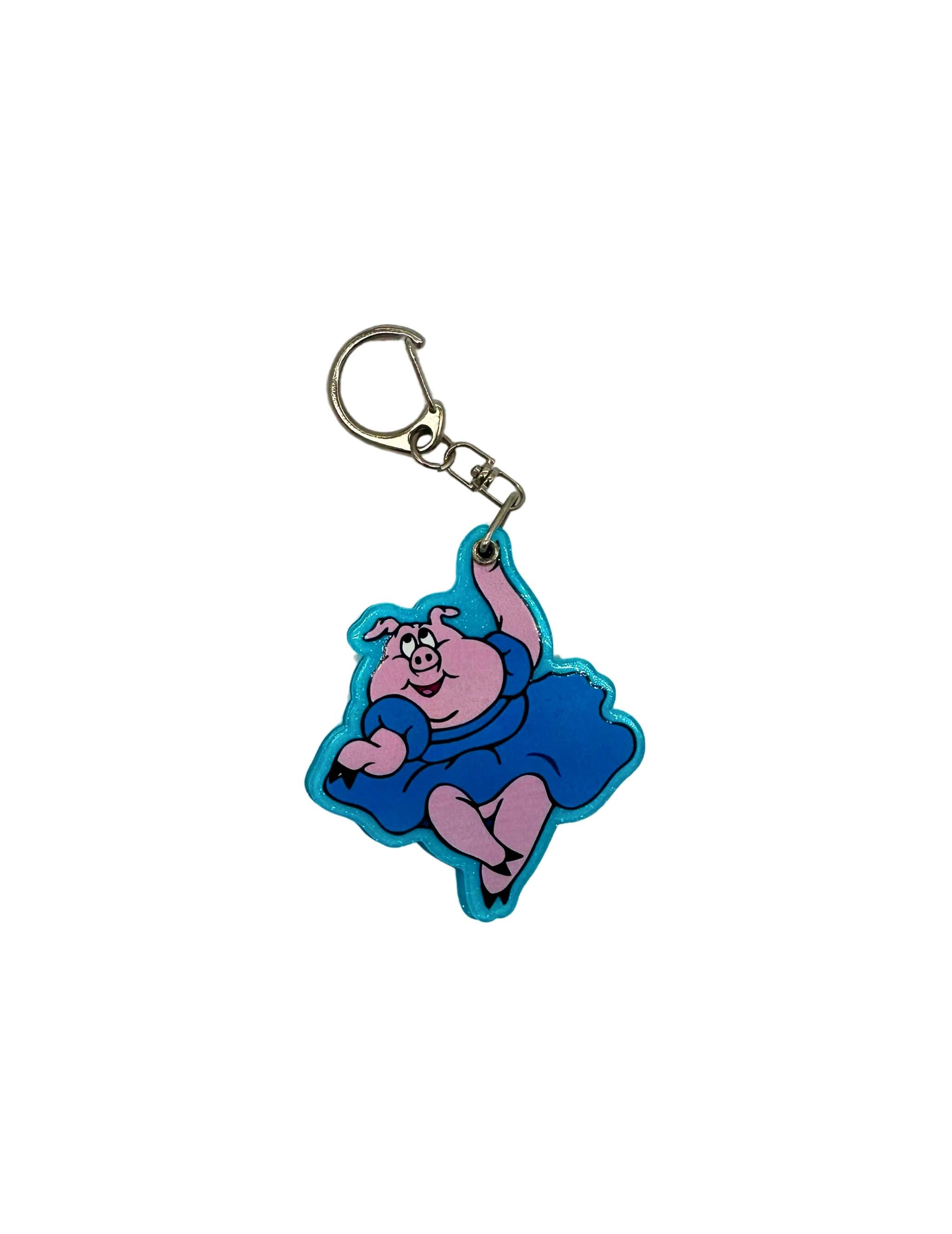 Hee Haw Dancing Pig Slide Mirror Keychain