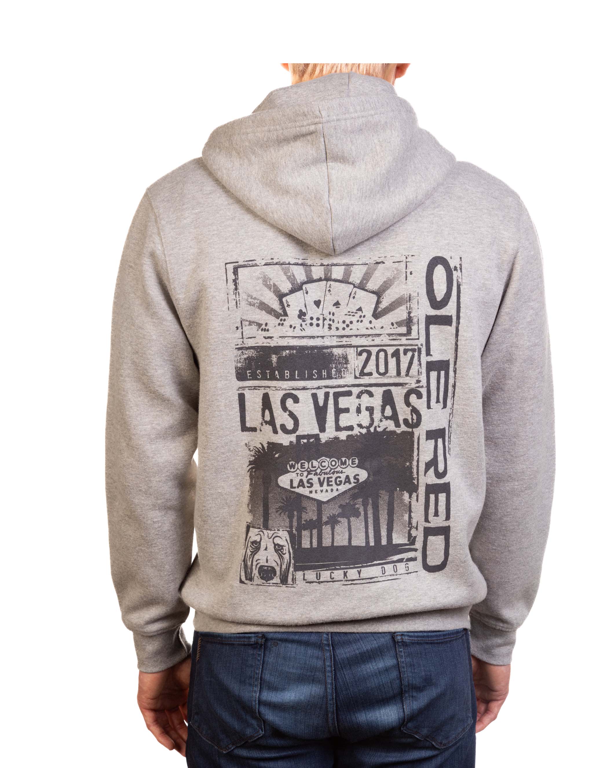 Ole Red Vegas Collage Zip Up Hoodie