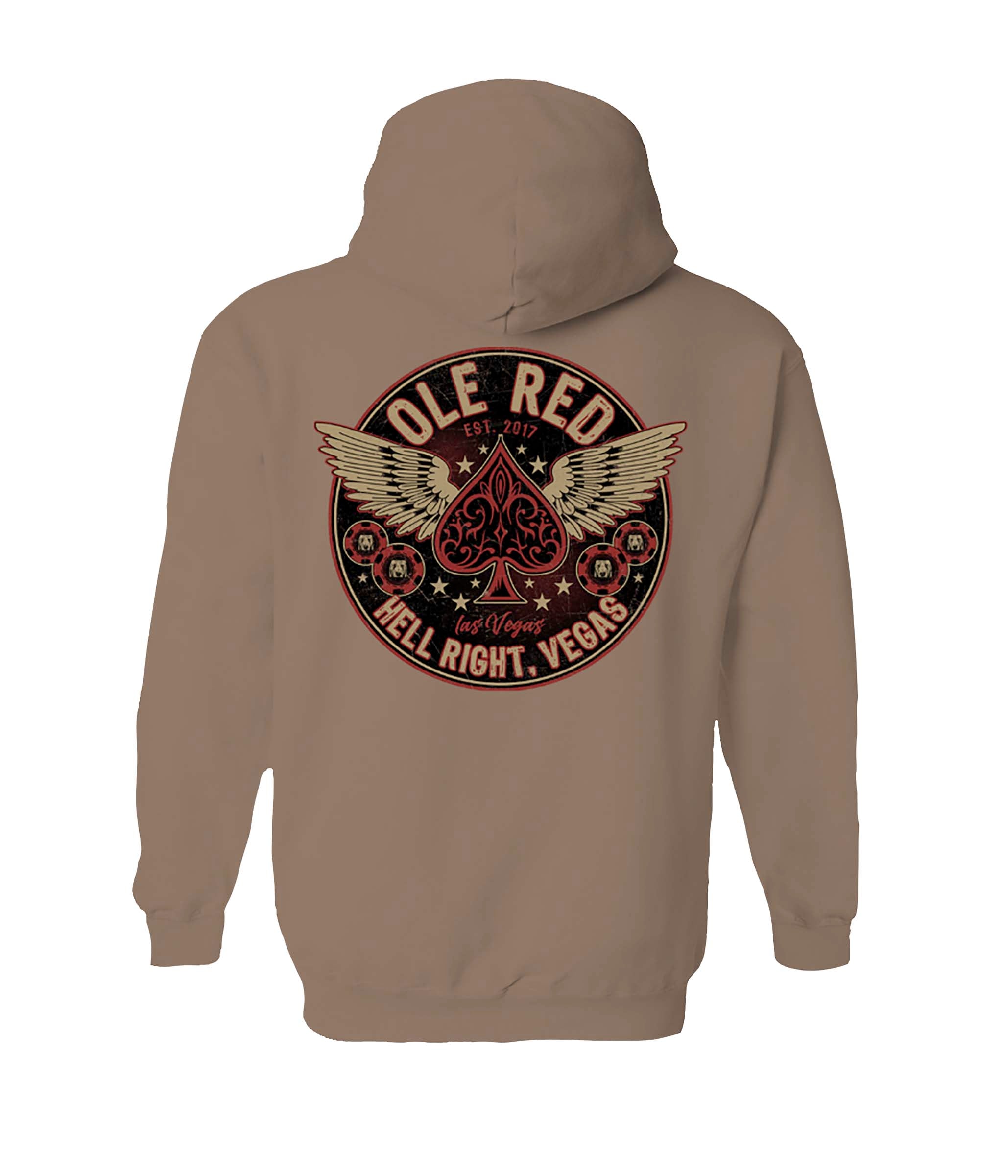 Ole Red Vegas Spade Wings Hoodie