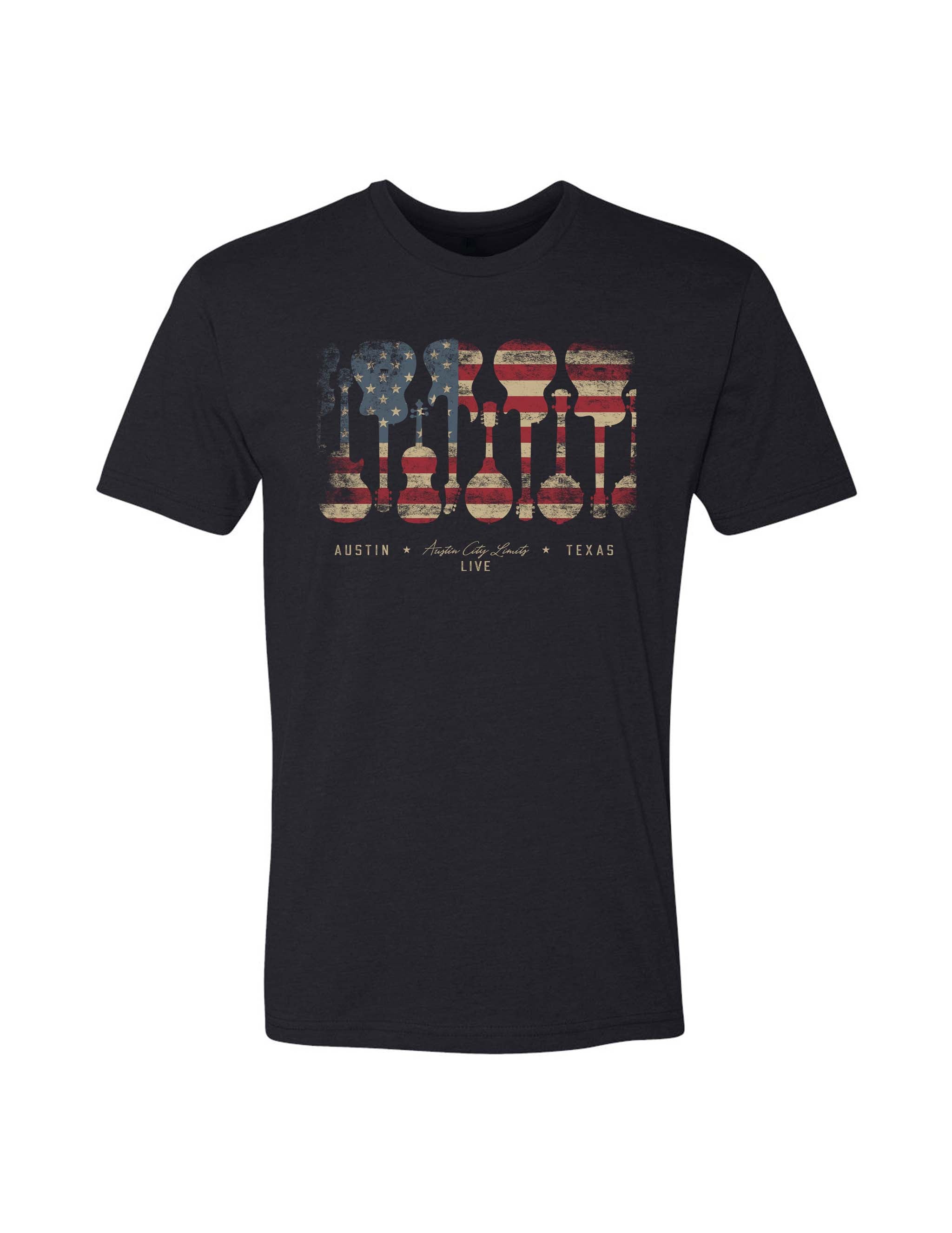 ACL Live Patriotic Guitars and Banjos T-Shirt