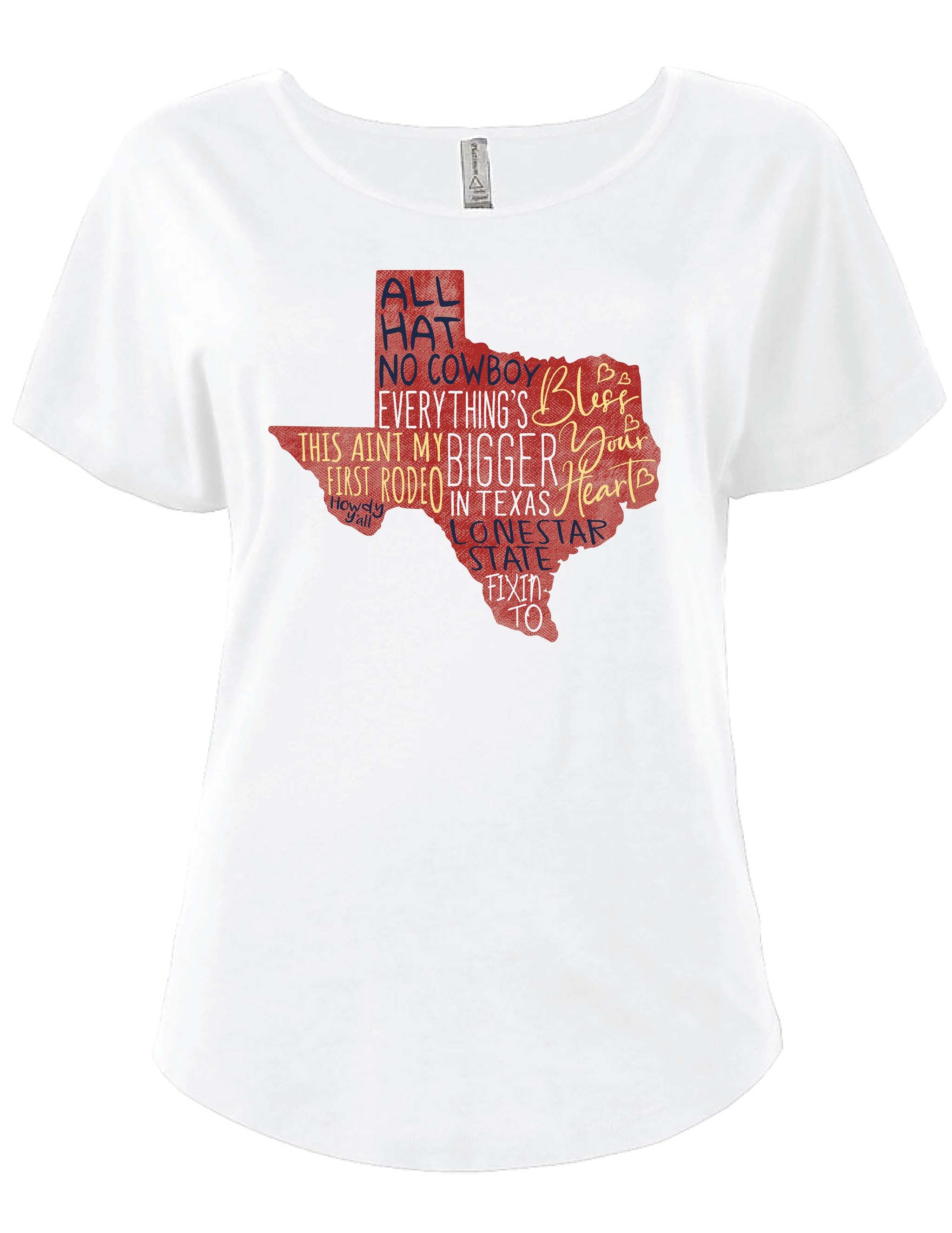 Texan Sayings Dolman Top