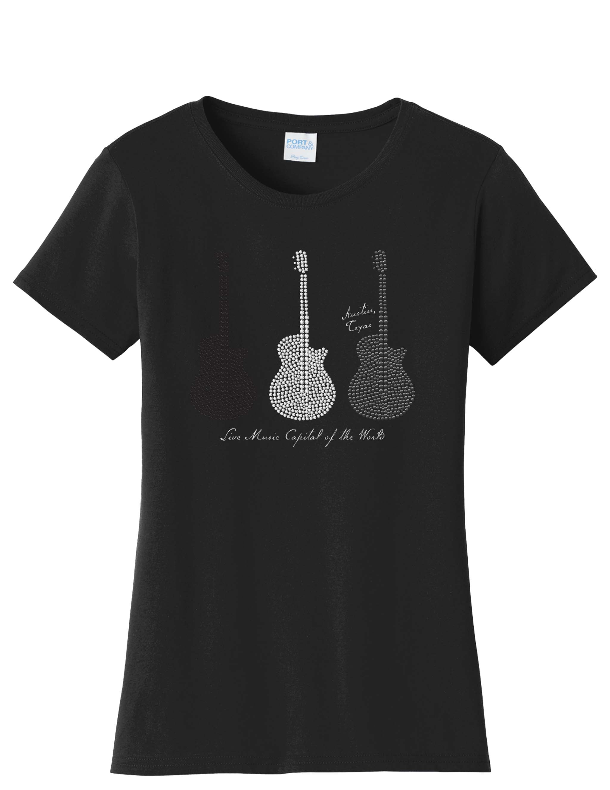 ACL Live Rhinestone Guitar Trio T-Shirt