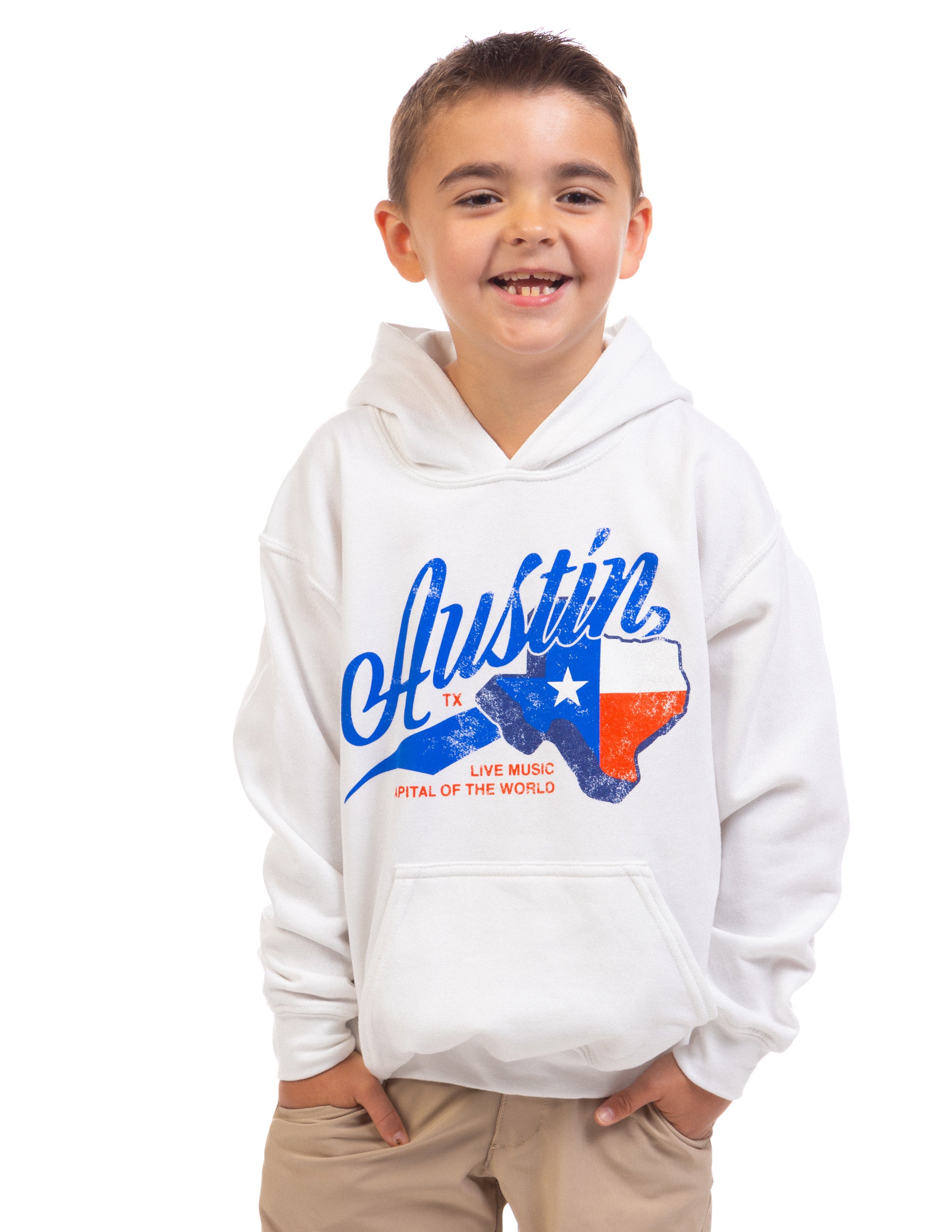 Austin Texas Music Capital Youth Hoodie