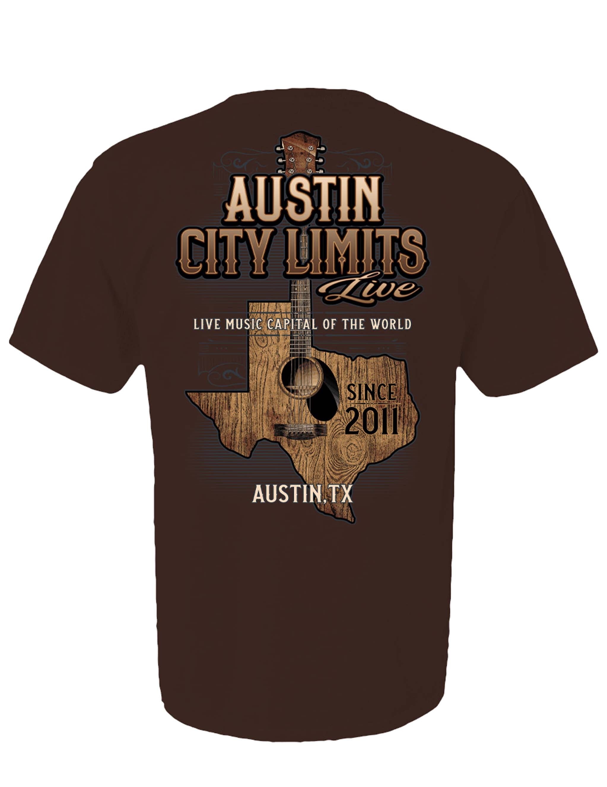 ACL Live Texas State Guitar T-Shirt