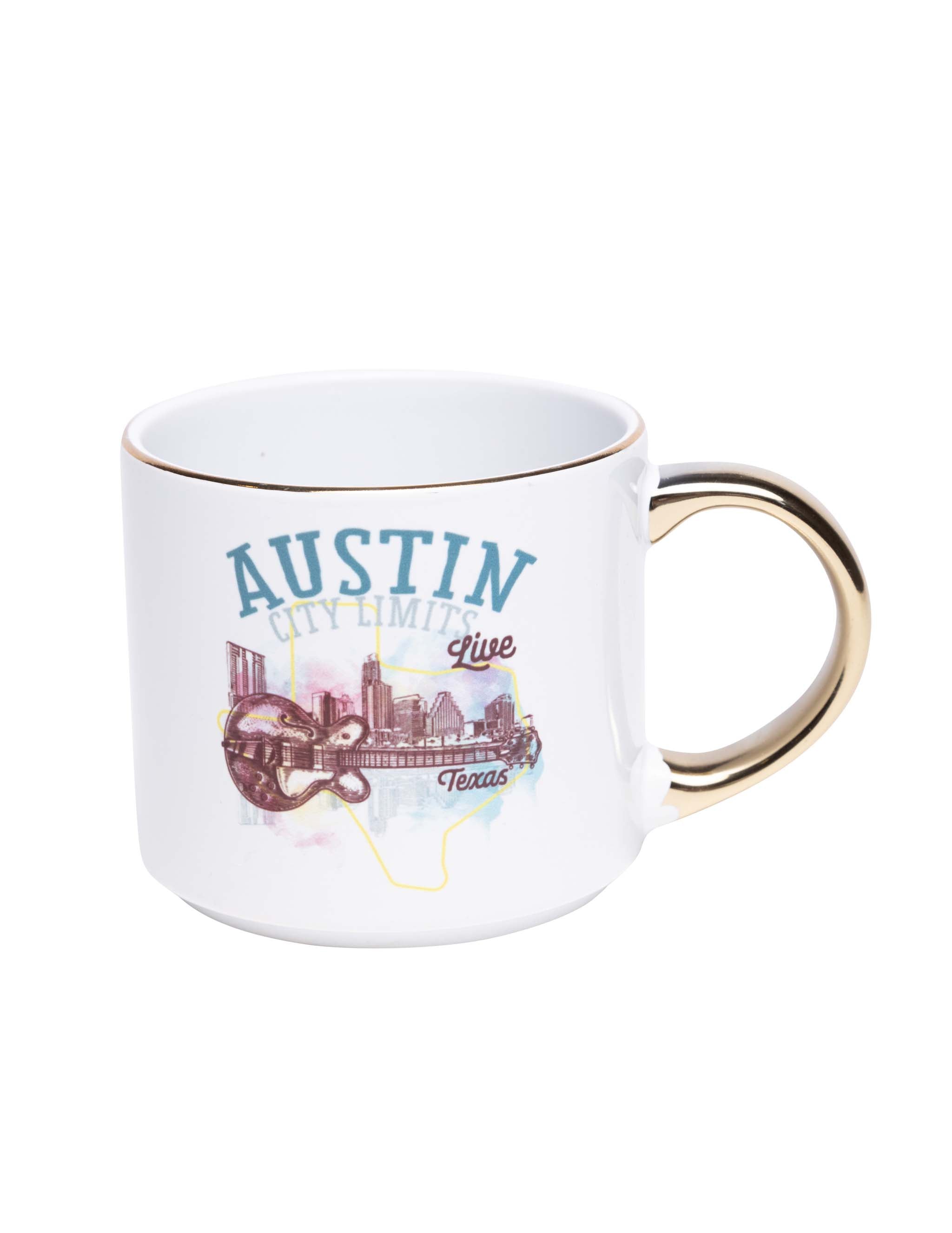 ACL Live Austin Skyline Watercolor Mug