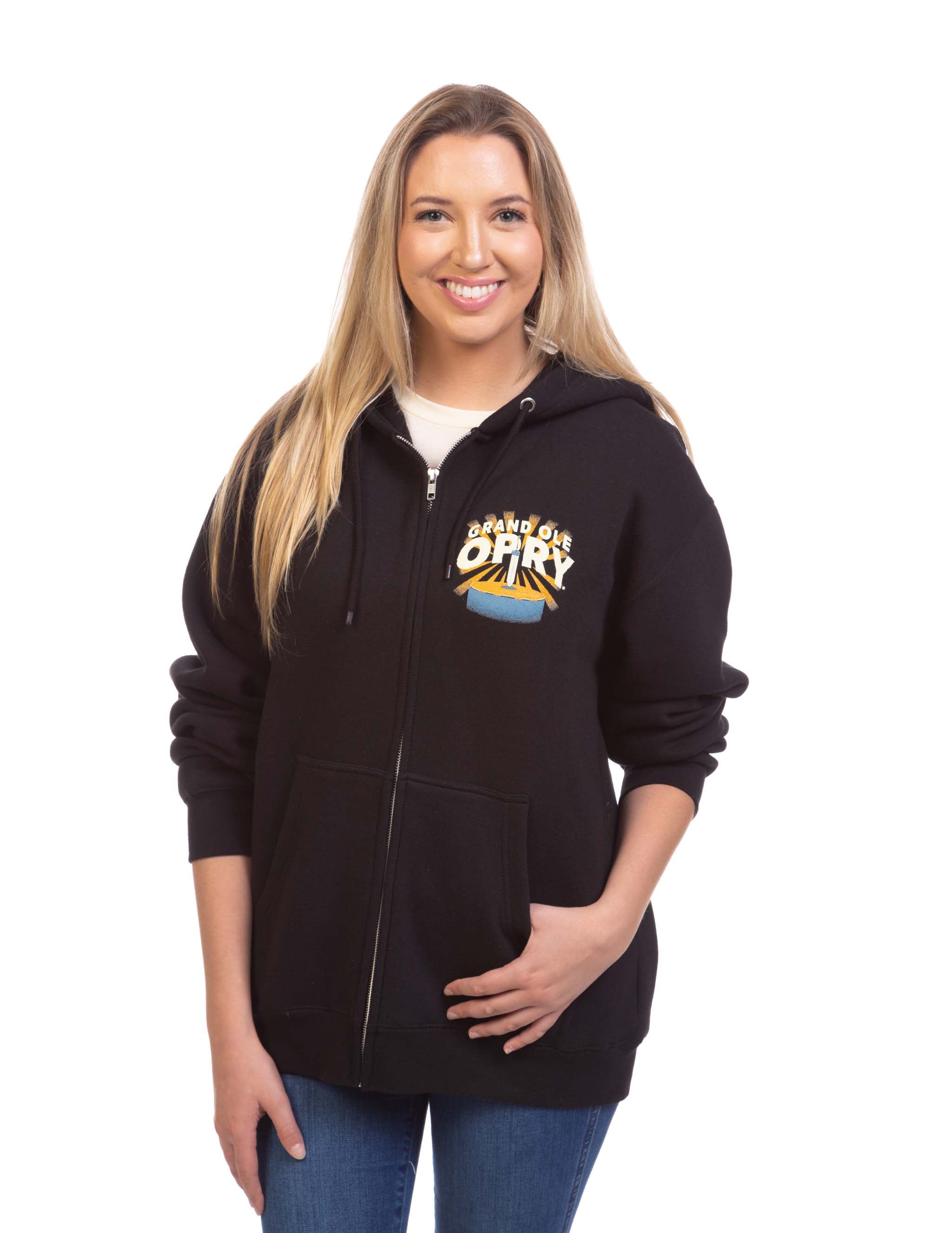 Opry Stage Fleece Zip Up Sweatshirt