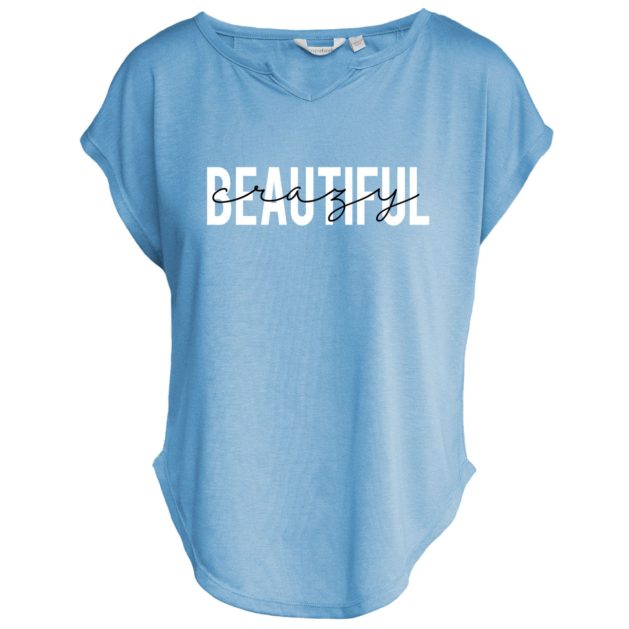 Category 10 Beautiful Crazy V-Notch Women's Tee