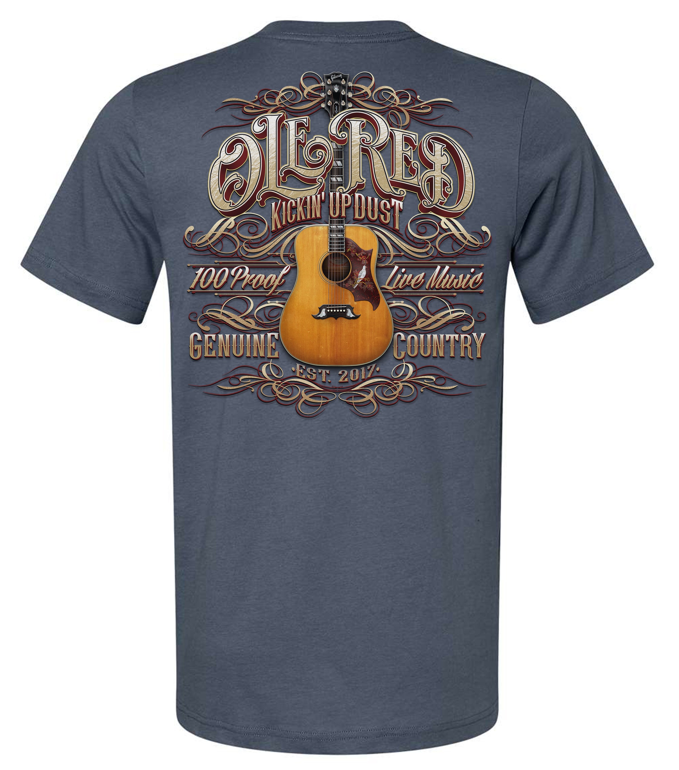 Ole Red Kickin' Acoustic Guitar T-Shirt