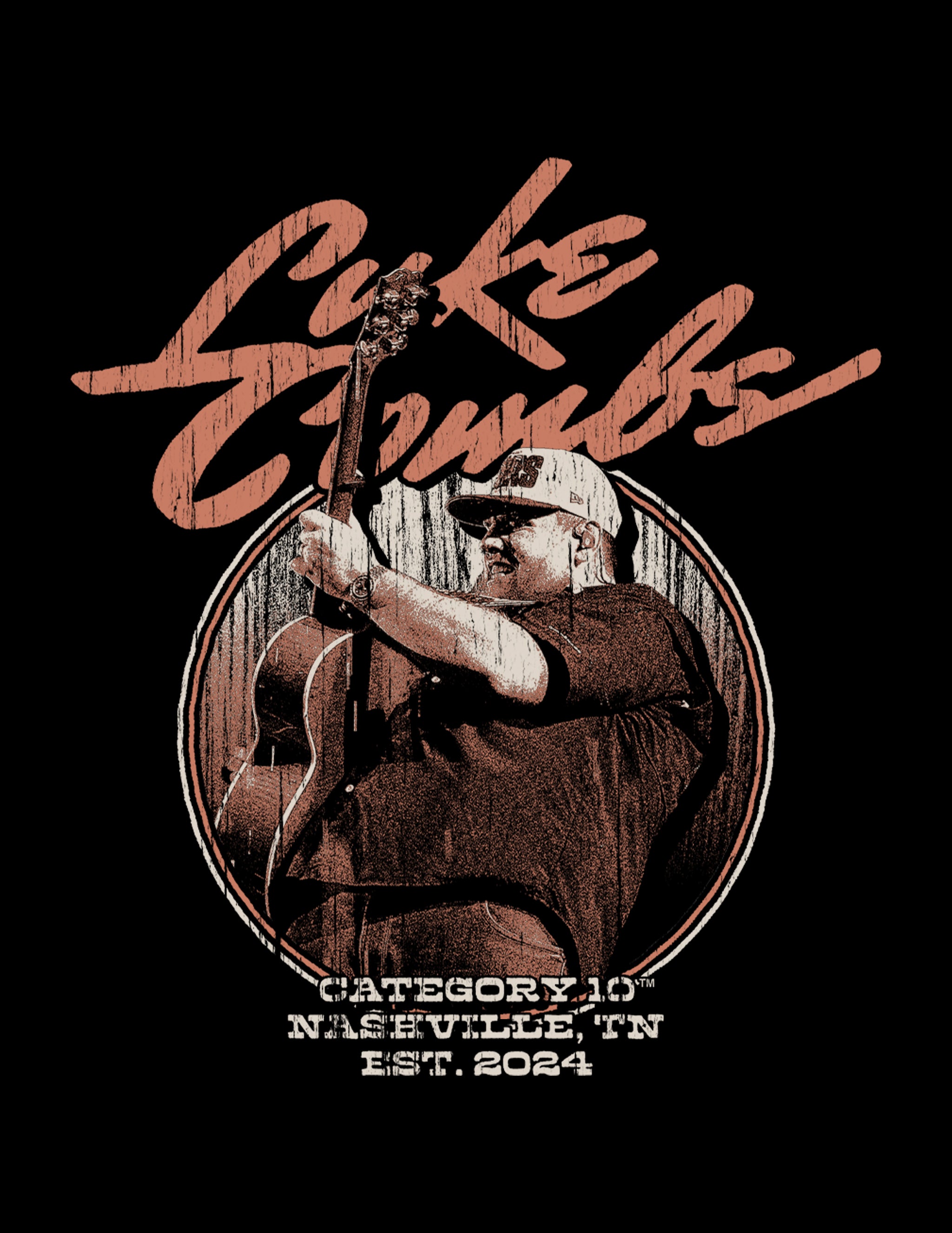 Category 10 Luke Combs Nashville Tour T-Shirt