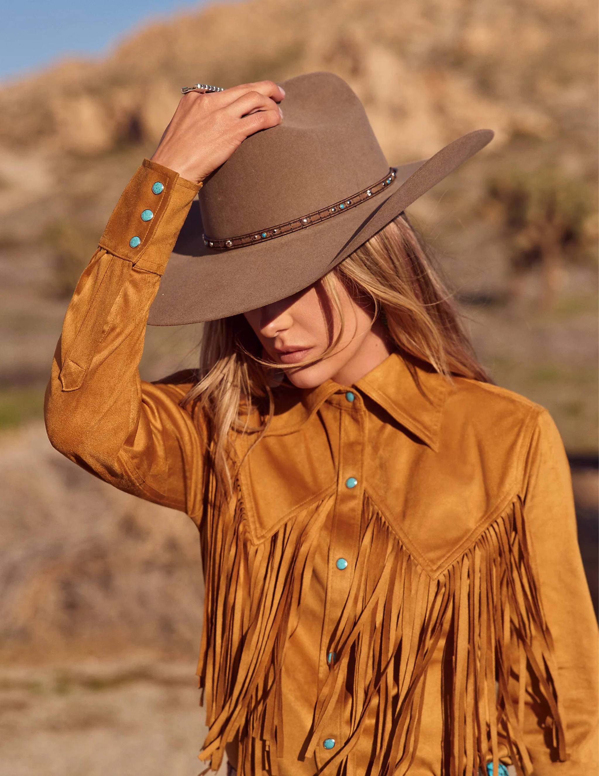 Wrangler® X Lainey Wilson Fringe Snap Shirt