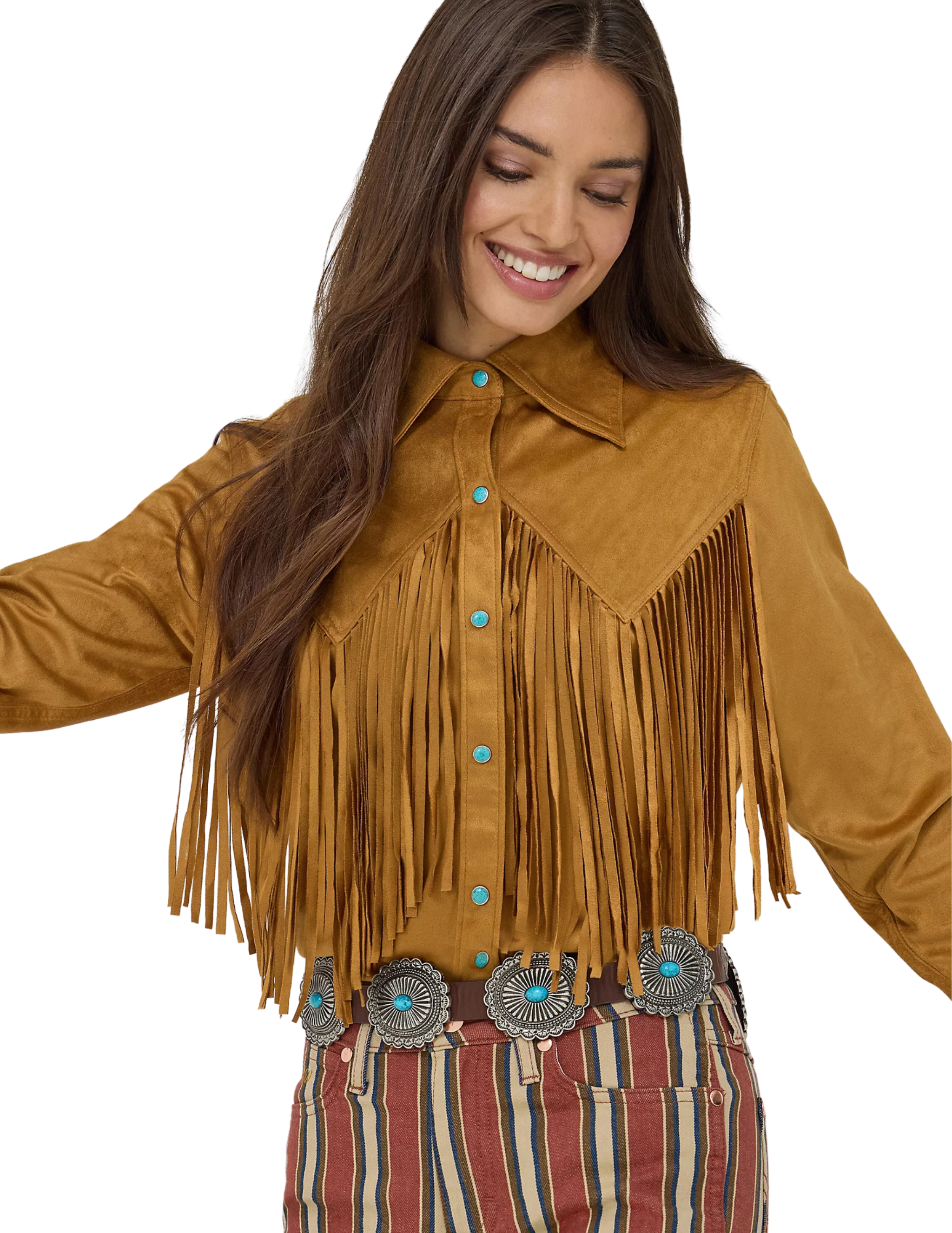 Wrangler® X Lainey Wilson Fringe Snap Shirt