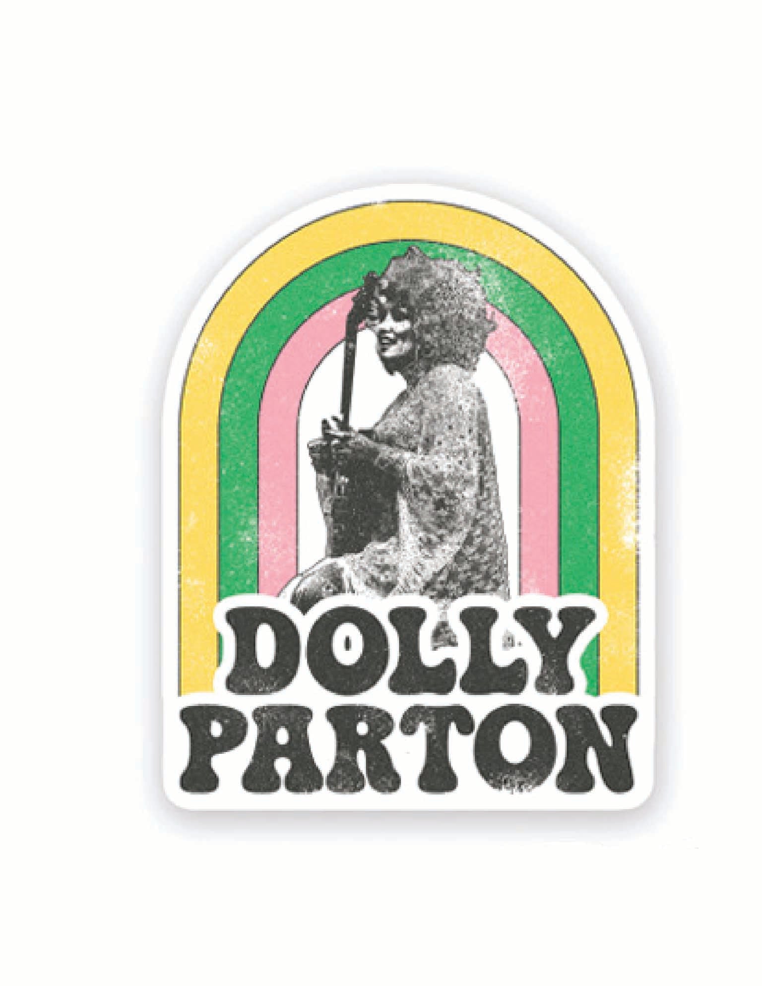 Dolly Parton Stripe Sticker