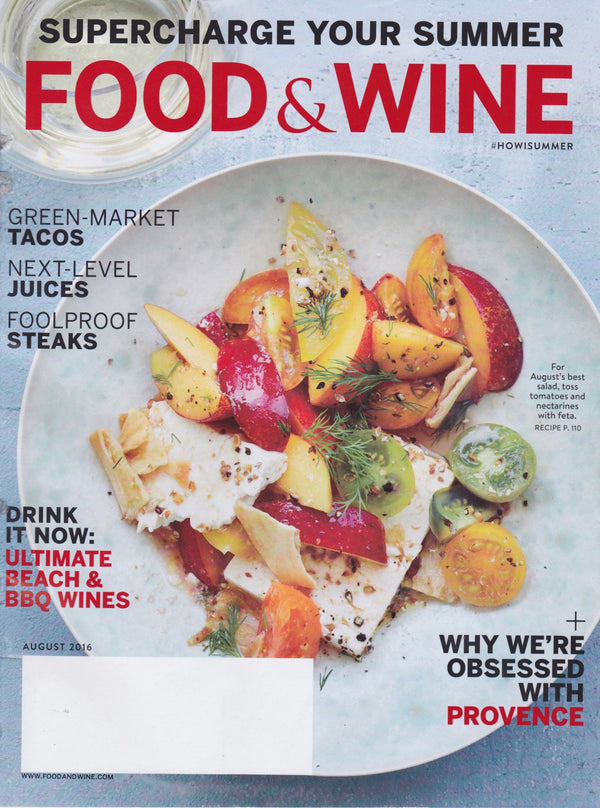 Food & Wine - August 2016