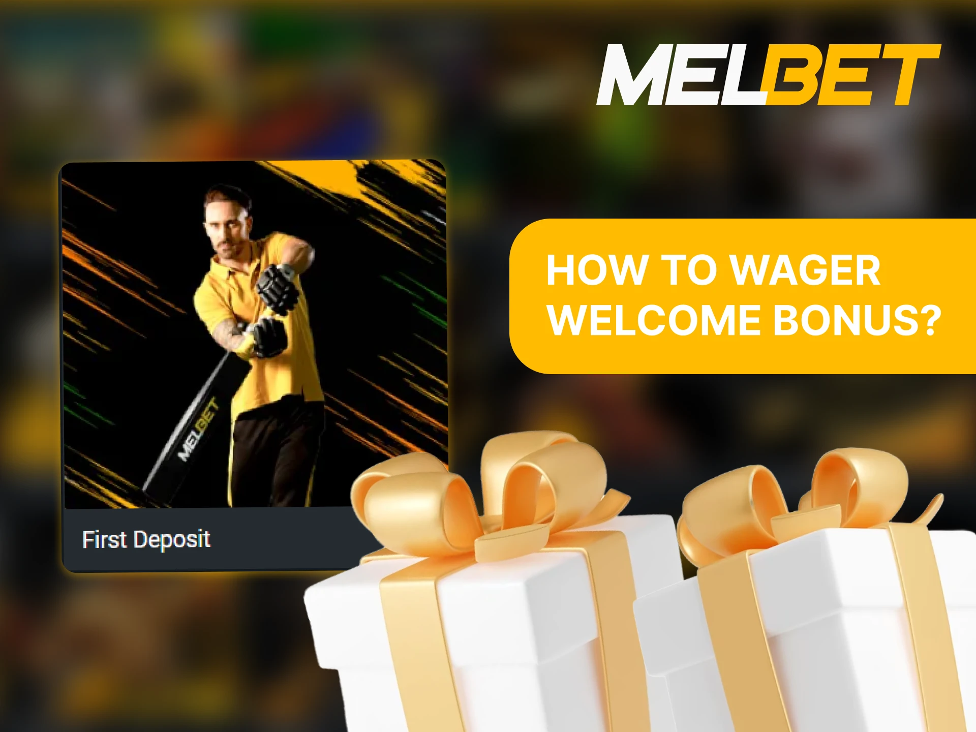 To use the Melbet welcome bonus, you must meet the wagering requirements.