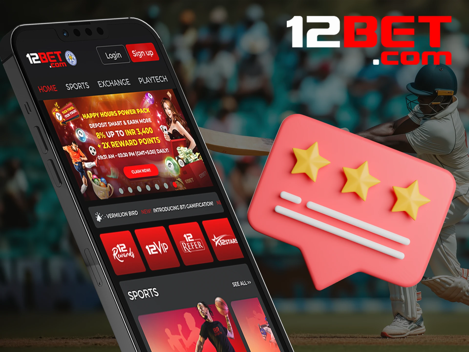 Read the conclusions about the 12bet app.