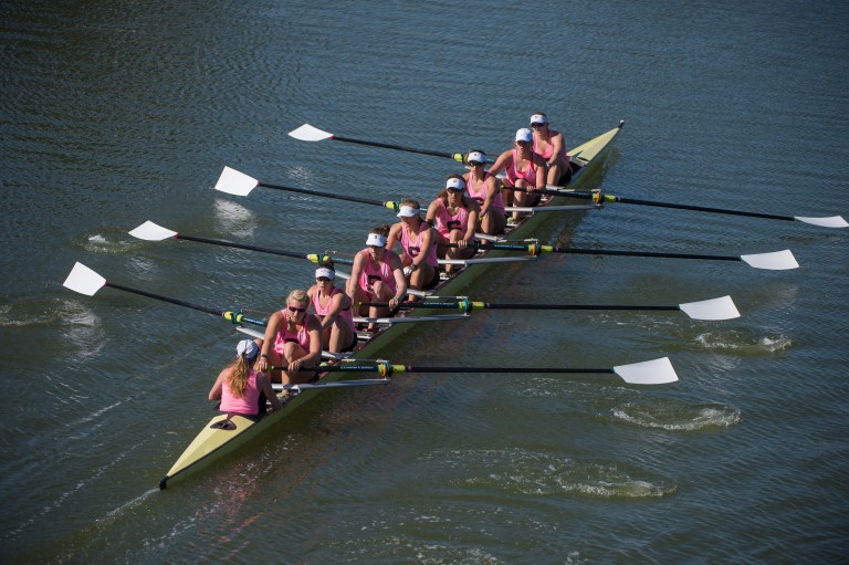 Three Stanford women were invited to the USRowing U23 national team camp in an honorary capacity. (Photo: JOHN TODD/isiphotos.com)