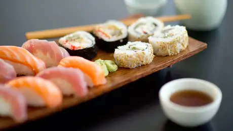 japanisches Sushi 