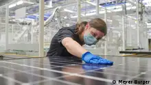 Deutschland Solarfabriken von Meyer Burger