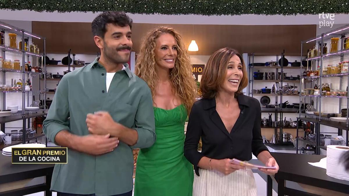 'El gran premio de la cocina' debutó en TVE "revolucionado" y con la madrina Paula Vázquez: "Esto es taquicárdico"