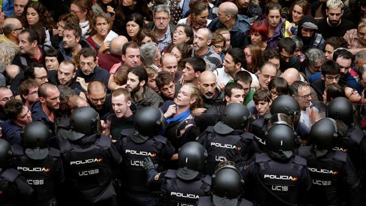 Actuación policial del 1-O en Barcelona