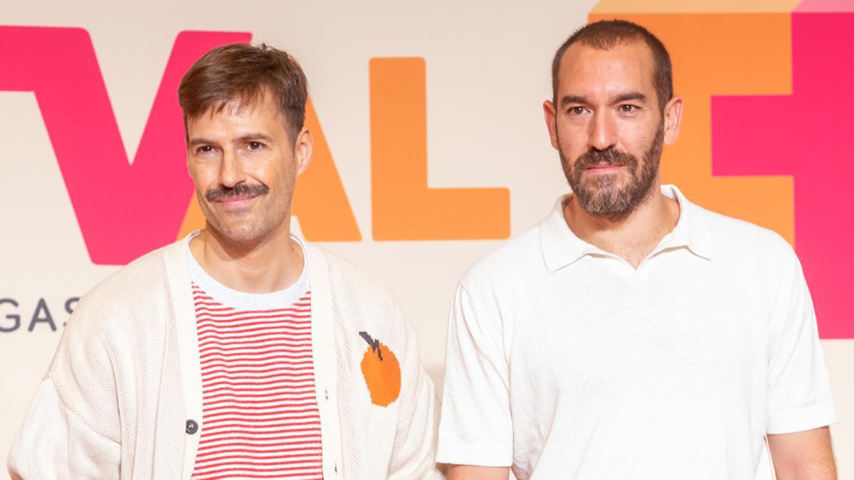 Javier Valera y Jorge Ponce en la presentación de 'Medina: El estafador de famosos'