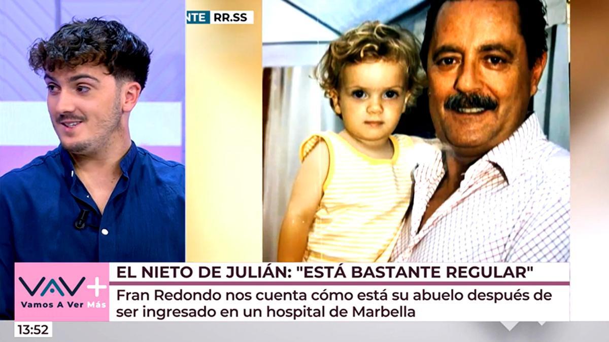 Telecinco sigue dando voz a Julián Muñoz, ahora a través de su nieto como invitado de 'Vamos a ver'