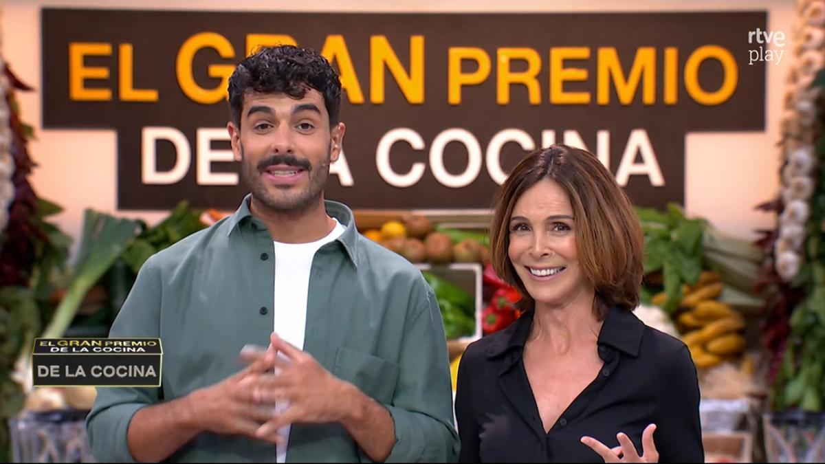 Germán González y Lydia Bosch en 'El gran premio de la cocina'