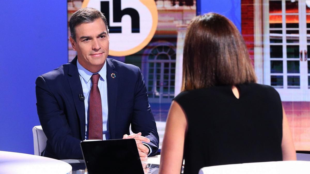 Pedro Sánchez en 'La Hora de La 1'