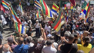 Proteste gegen die Regierung Assad in Suweida im Süden von Syrien