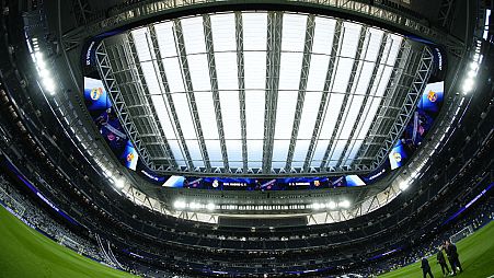 Estadio Santiago Bernabeu, Madrid, España.