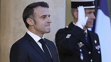 Emmanuel Macron im Élysée-Palast am 7. Dezember 2024