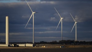 The first phase of the Golden Plains wind farm in central Victoria is in the process of starting up.