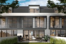 A render of the four-bedroom, three-level townhouse at 11-11A Old Berowra Road in upper north shore Sydney’s Hornsby, which sold for $1.8 million off the plan.