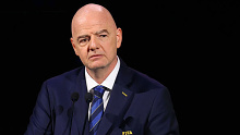 Gianni Infantino, President of FIFA speaks on stage during the 74th FIFA Congress 2024.