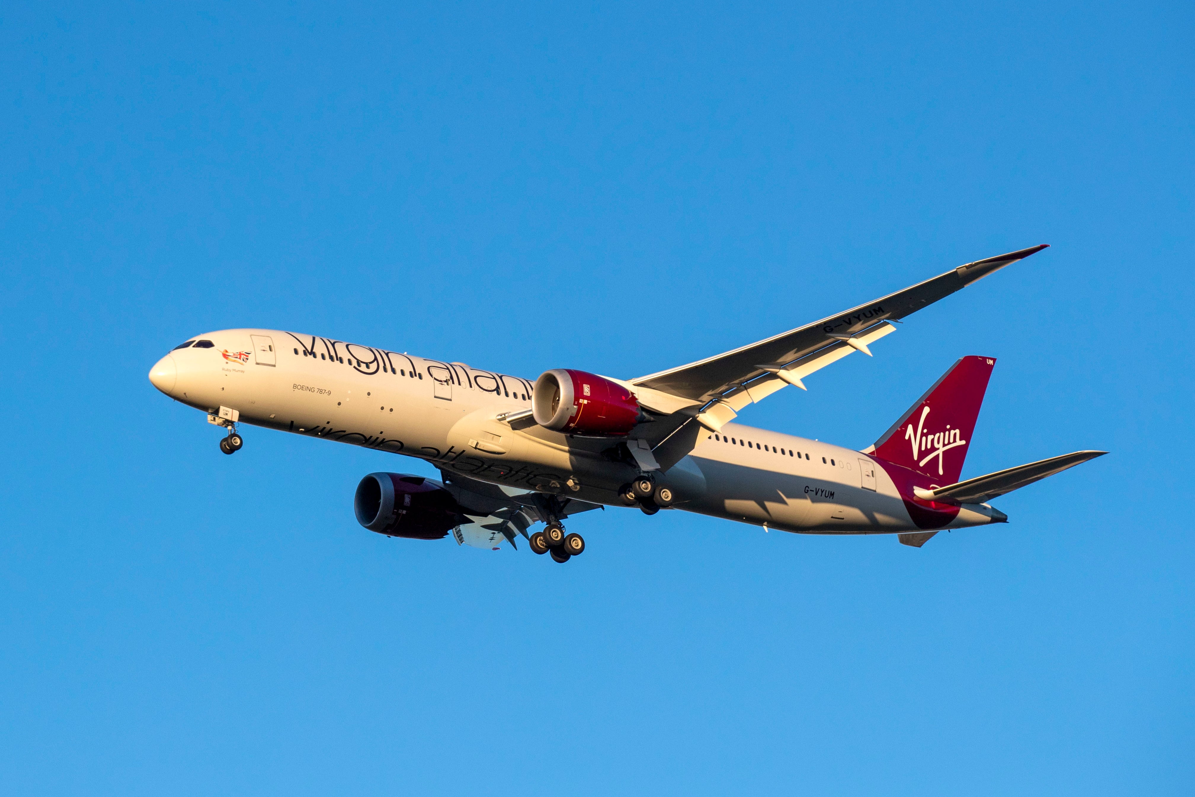 A Virgin Atlantic Boeing 787