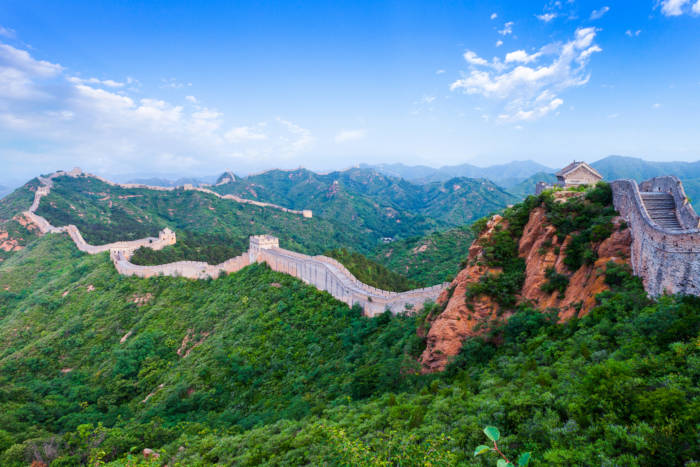 A Grande Muralha da China pode ser vista da Lua.