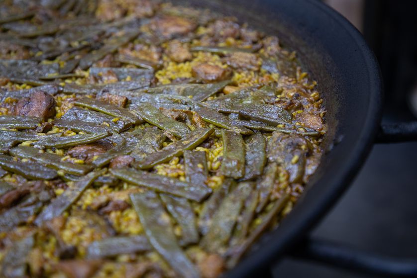 La receta de la paella valenciana