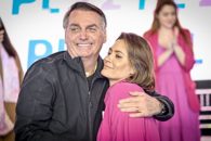 Jair Bolsonaro e Michelle Bolsonaro