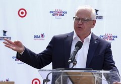 In Context: What Gov. Tim Walz said about the border wall and investing in a 'ladder factory'