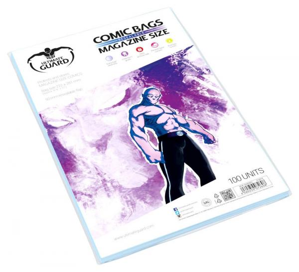 COMIC BAGS MAGAZINE SIZE RESEALABLE (100)