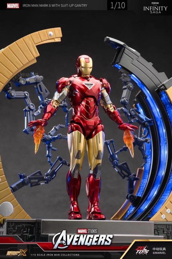 ZD Toys Suit-Up Gantry With Iron Man Mark VI