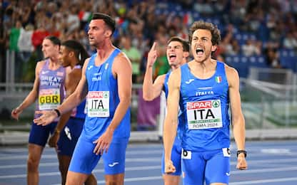 L'Italia brilla anche nella 4x400: è argento