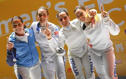 Spada, Italia femminile d'oro a Nanchino