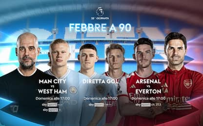 Si decide la Premier: diretta gol oggi su Sky