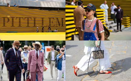 A Firenze al via Pitti Uomo 2024, la moda street style. FOTO