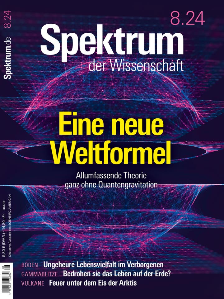 Spektrum der Wissenschaft - 8/2024 - Eine neue Weltformel