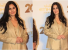 Katrina Kaif styles herself to boss lady perfection in a versatile beige pantsuit