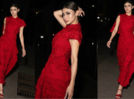 Mouni Roy paints the town red with her iconic red cocktail dress at the Milan Fashion Week